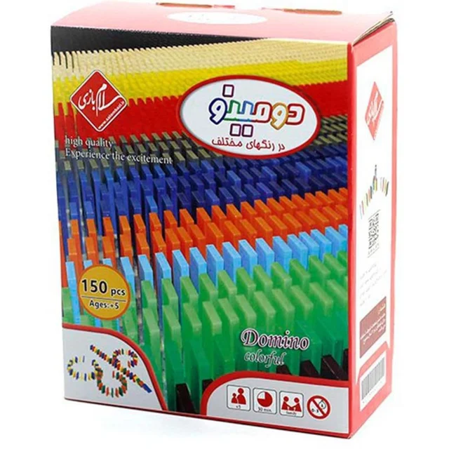 بازی فکری دومینو 150 قطعه برند سلام بازی فروش تکی و تعداد تحویل فوری تهران