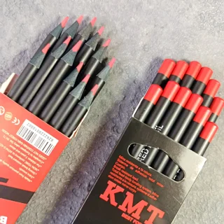 مداد مشکی چوب ذغالی برند KMT بسته 12 عددی تحویل فوری تهران
