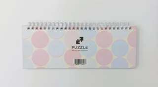 دفتر برنامه ریزی رومیزی 60 برگ پازل PUZZLE