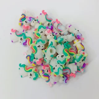 سرمدادی سیلیکونی طرح یونی کورن بسته 100 عددی فروش تکی و تعداد