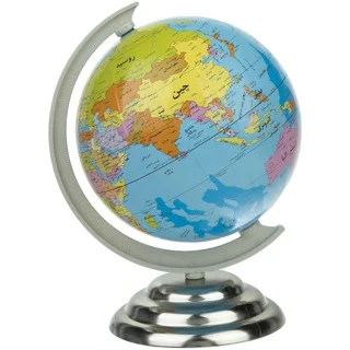 کره جغرافیا نسیم سایز 20 پایه فلزی فروش تکی و تعداد تحویل فوری تهران