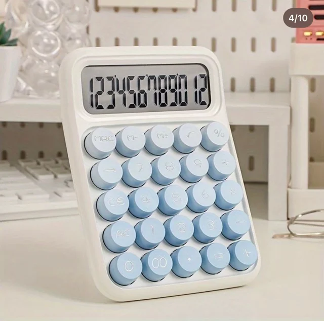 ماشین حساب فانتزی رنگی کد FC-2890